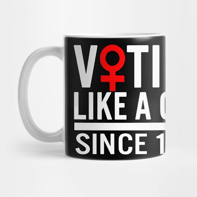 Voting like a Girl Since 1920 by eraillustrationart